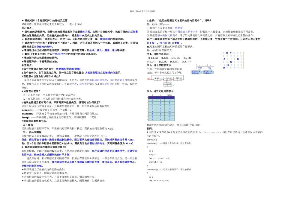 数据结构知识点全面总结—精华_第3页