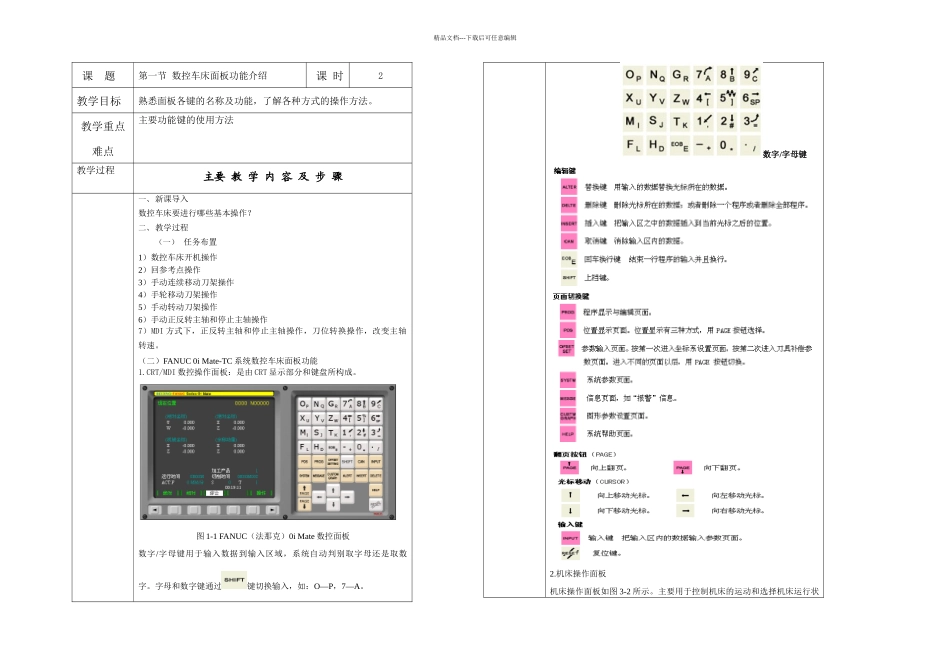 数控车床基本操作_第1页