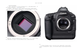 数码相机常用的画幅规格