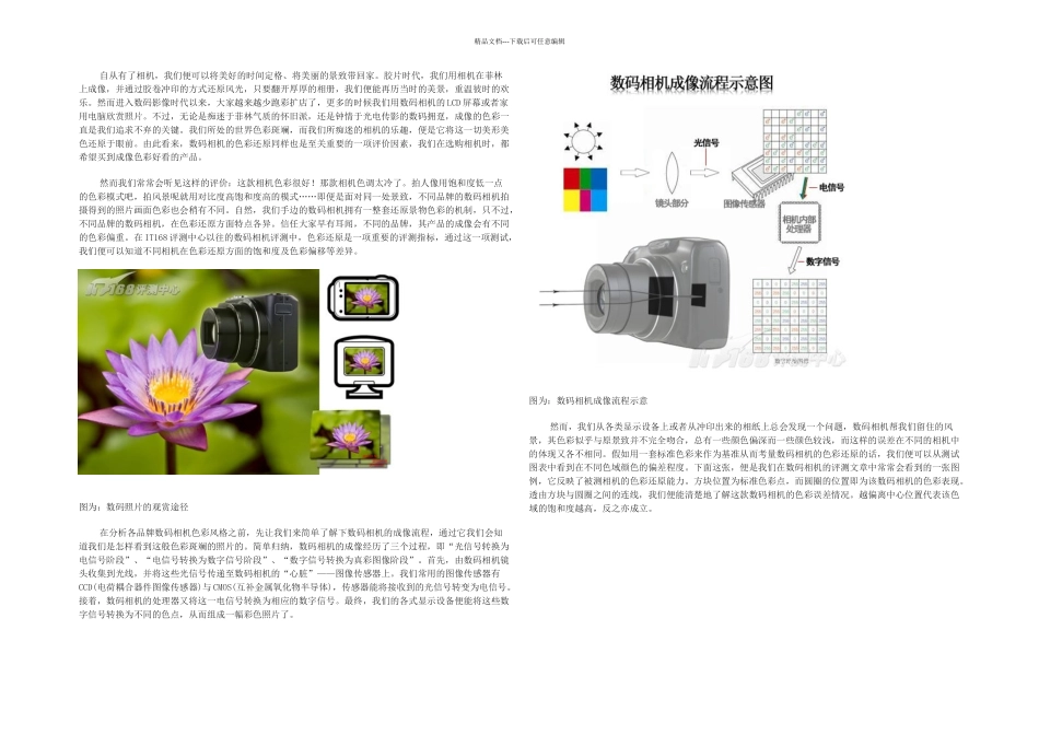 数码相机的色彩比较_第1页