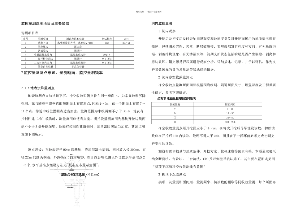 文笔山隧道监控量测方案_第3页