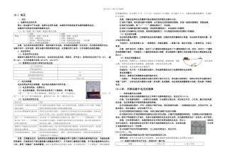新人教九年级物理电压与电阻知识点全面总结