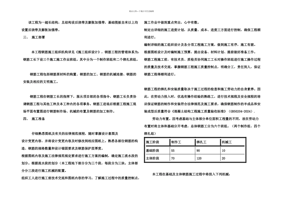 新人民院钢筋工程施工方案_第3页