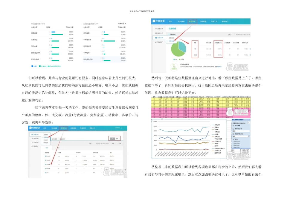 新任务如何使用生意参谋分析店铺流量_第2页