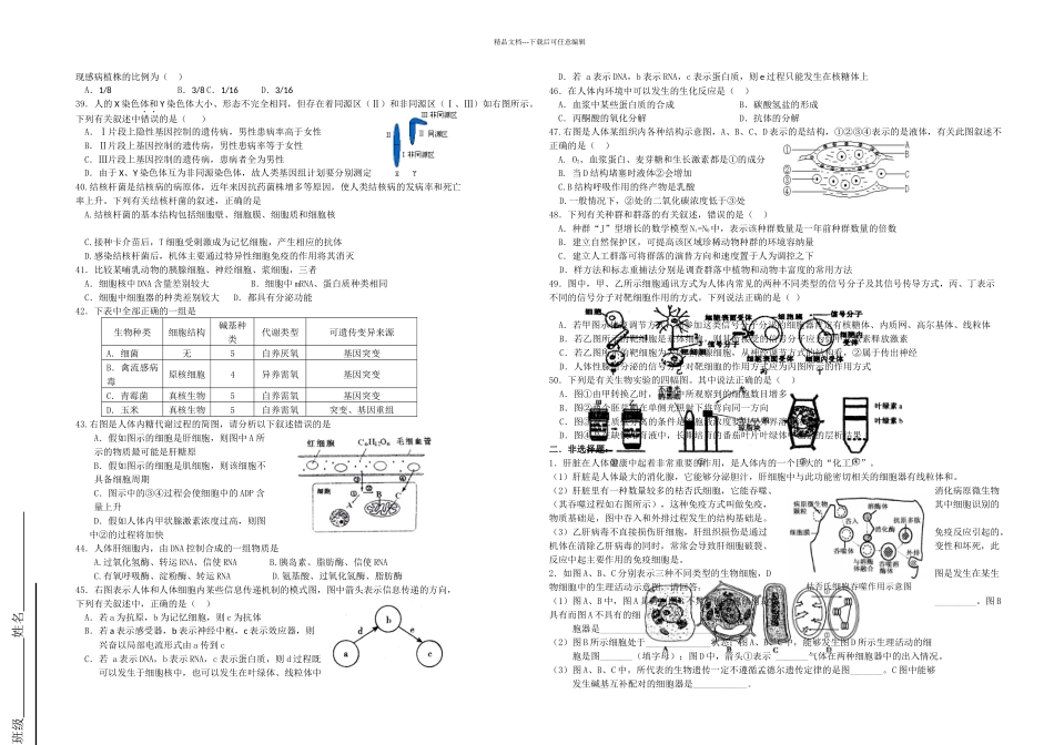 新华中学—二学期期末考试_第3页