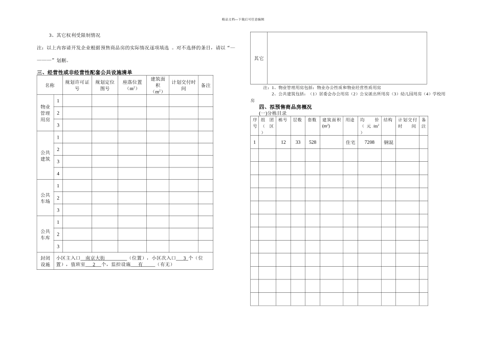 新商品房预售方案_第2页