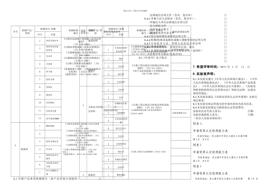 新实验室资质认定申请书_第3页