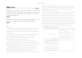 新步步高江苏专用高考英语二轮复习任务型阅读