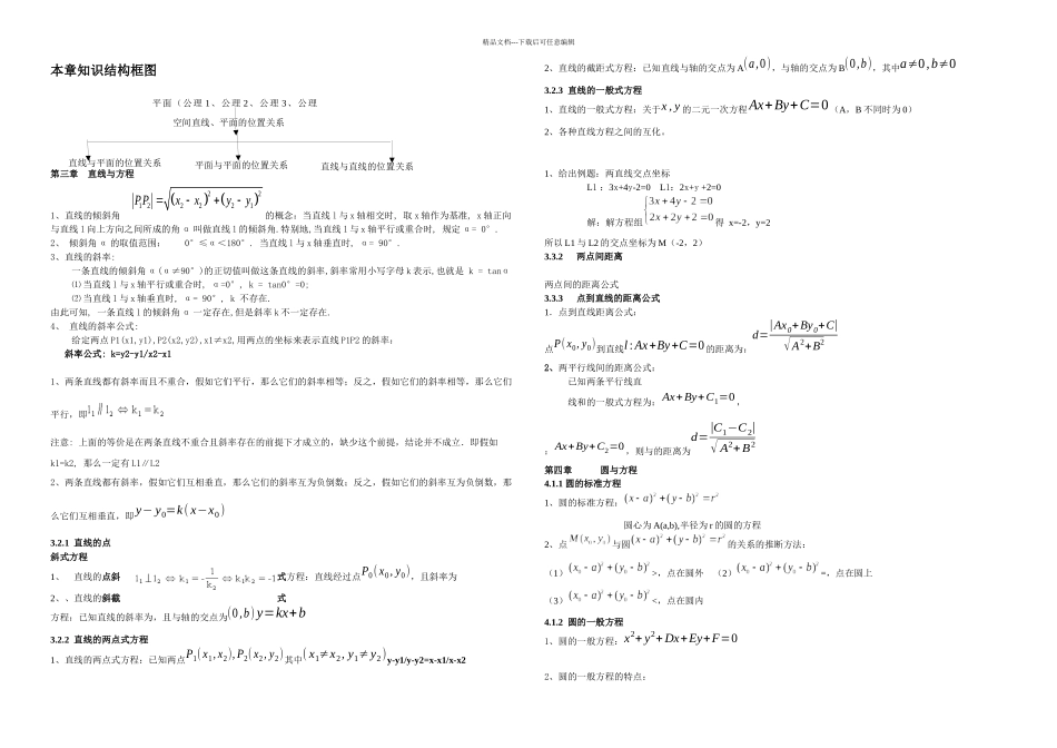 新课标人教A高中数学必修知识点总结_第3页