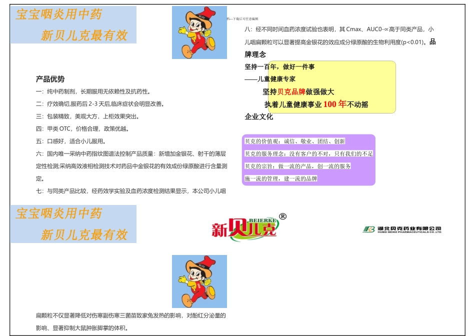新贝儿克小儿烟扁颗粒策划书_第3页