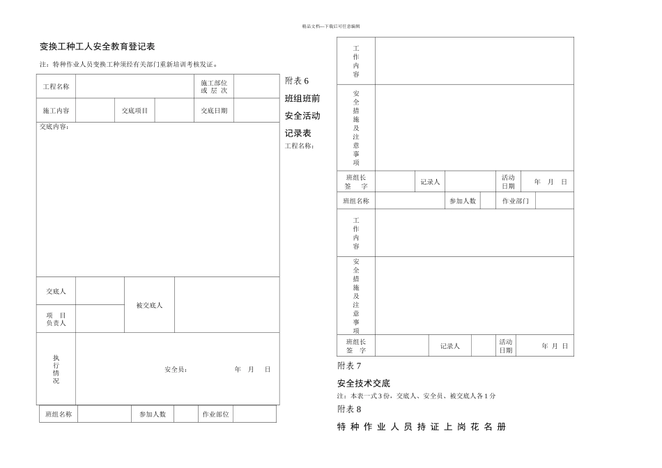 施工现场必备表格_第3页