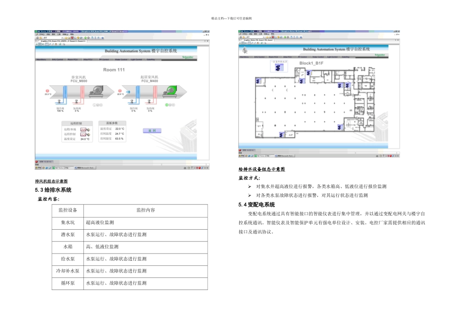 施耐德楼宇自控系统方案_第3页
