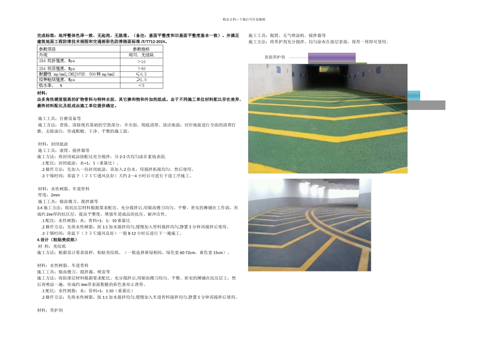 无振动止滑坡道施工工艺_第1页
