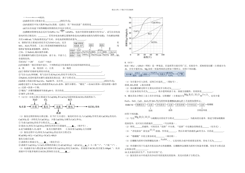 无机工艺流程专题_第2页