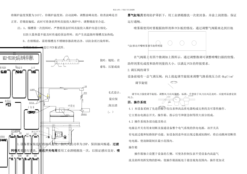 无铅双波峰焊机说明书_第2页