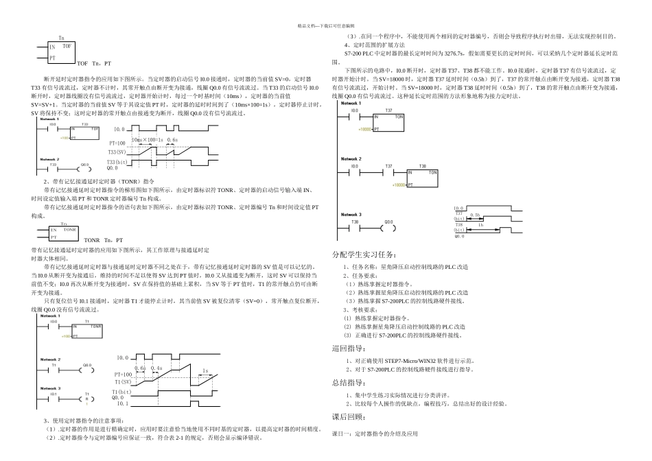 星角降压启动控制线路的PLC改造_第3页