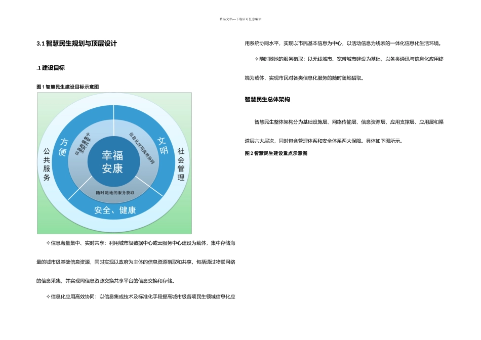 智慧城市思考与实践之智慧民生_第1页