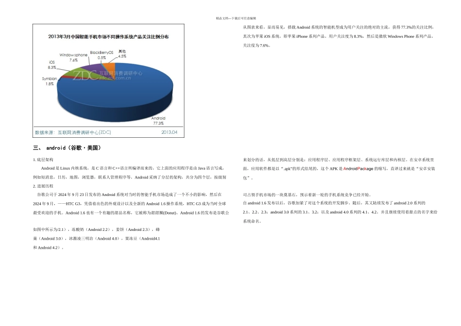 智能手机的操作系统毕业论文_第2页