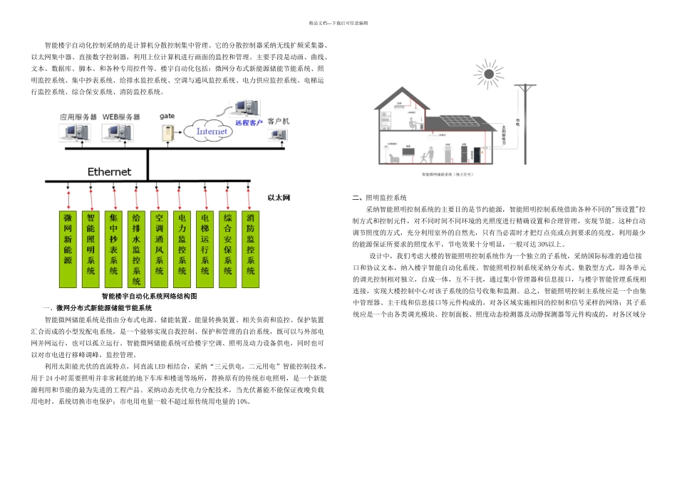 智能楼宇系统_第1页