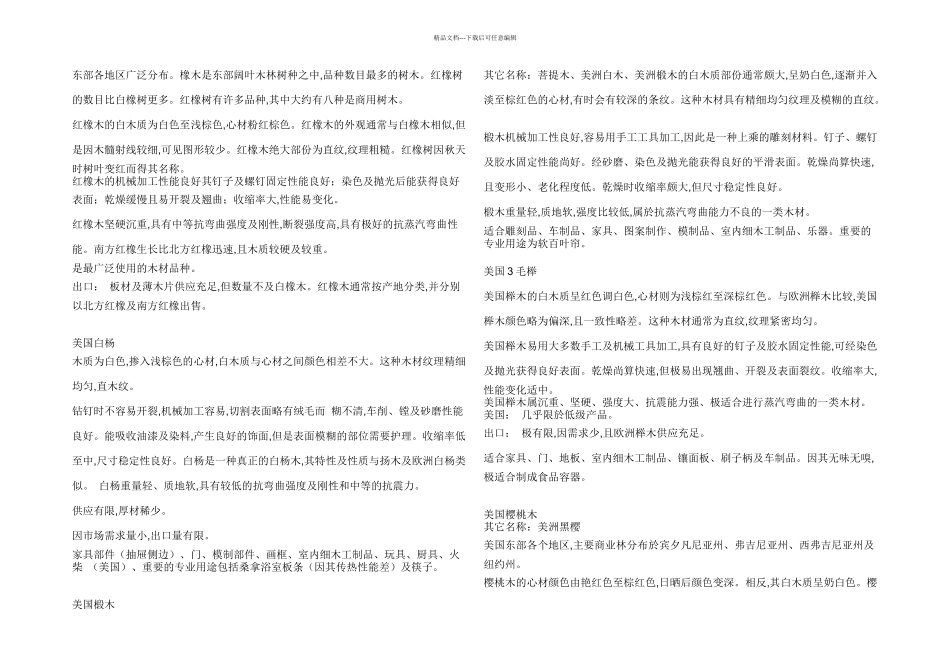 木材种类大全_第3页