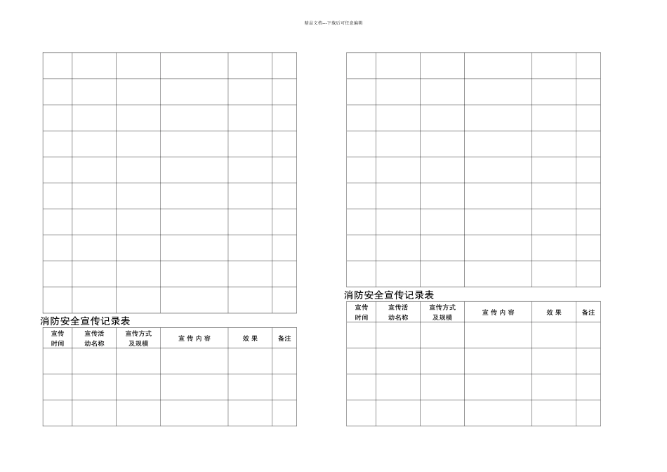 本消防安全宣传培训记录_第2页