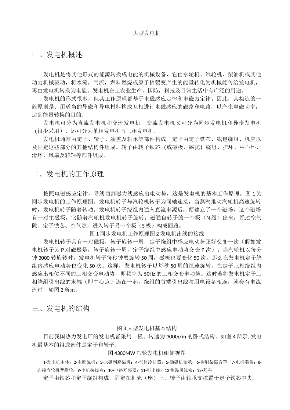 大型发电机结构说图解_第1页