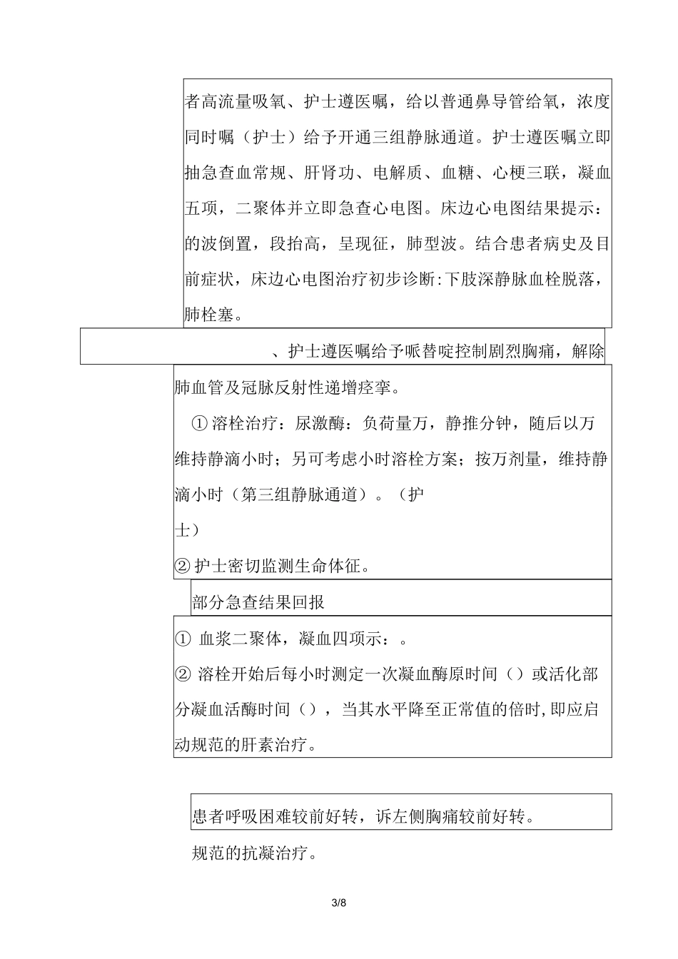 发生肺栓塞的应急预案_第3页