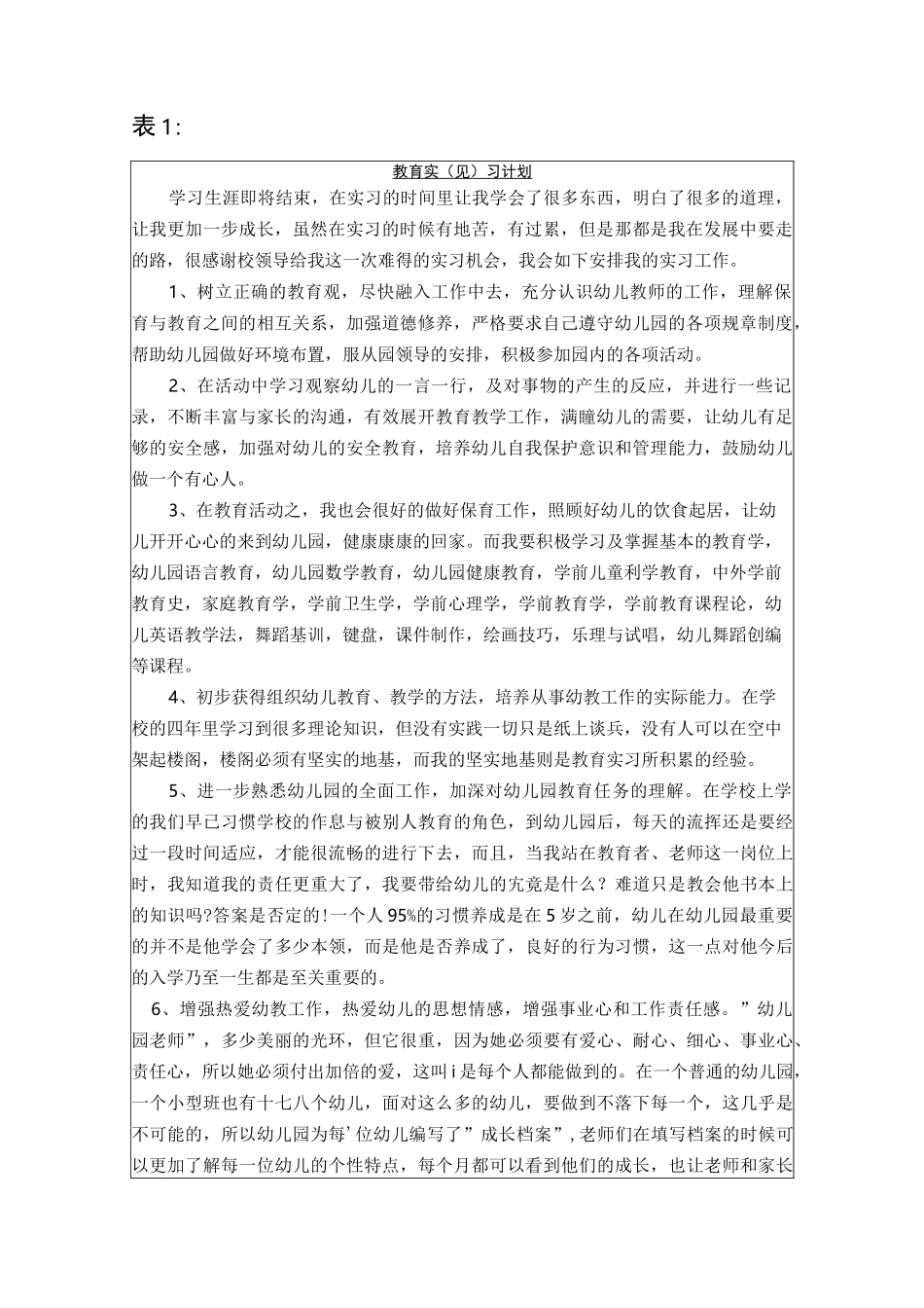 学前教育专业实习工作记录_第2页