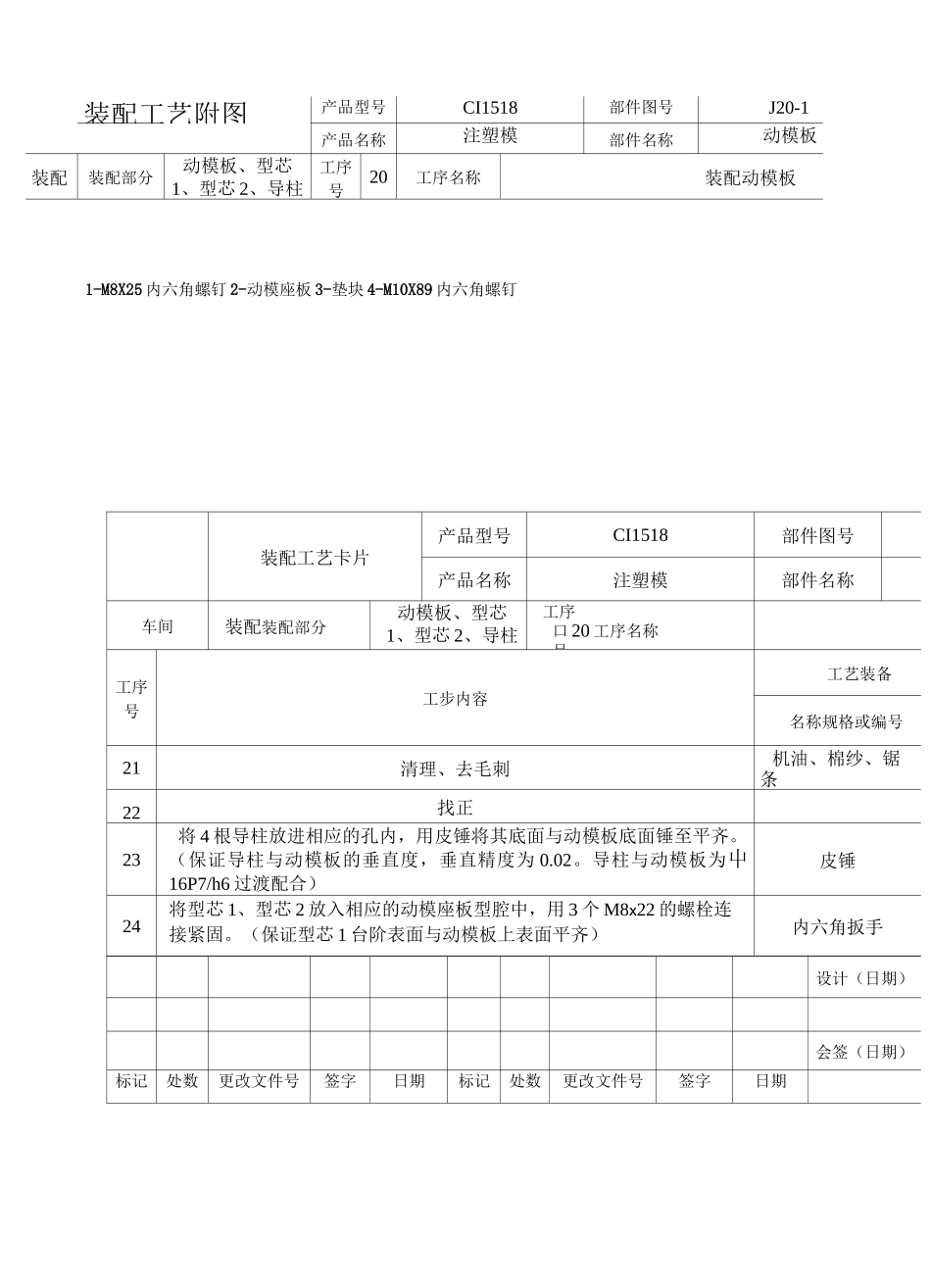 装配工艺过程卡和工序卡_第2页