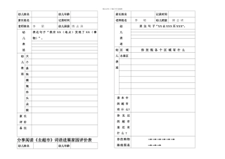 李珺分享阅读中班评价内容