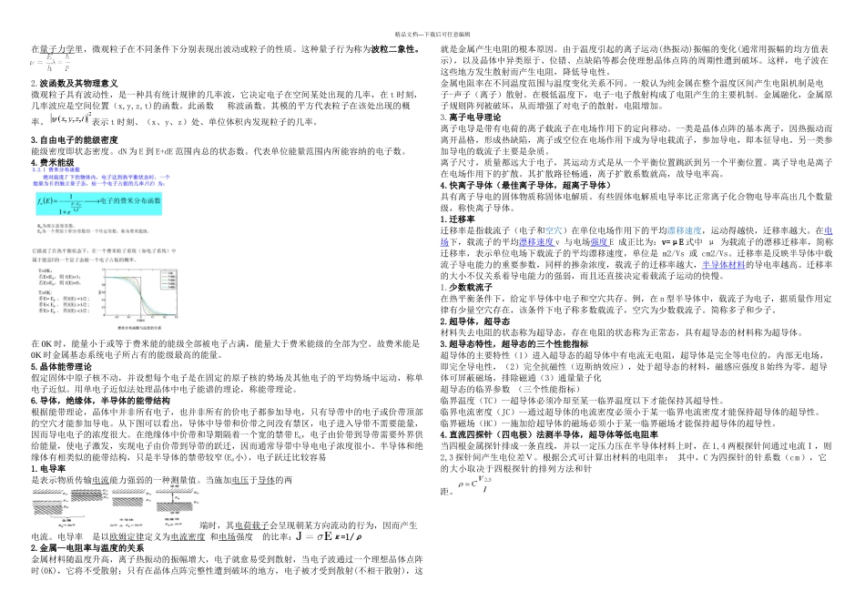 材料物理性能期末复习重点田莳_第1页