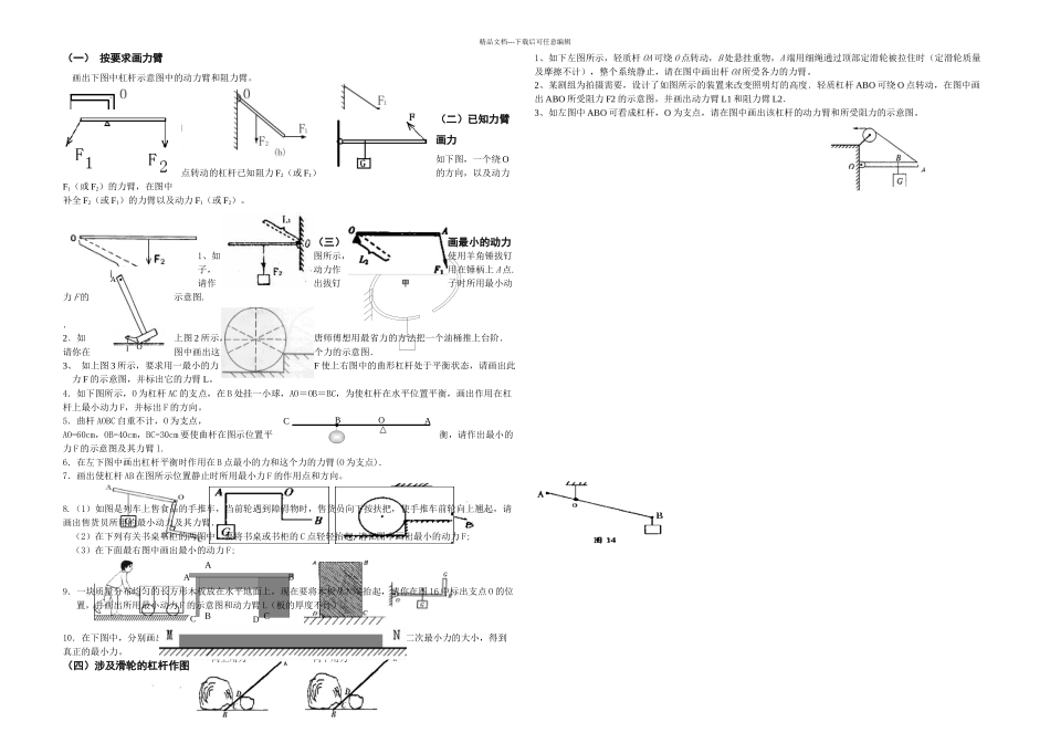 杠杆作图总结_第1页
