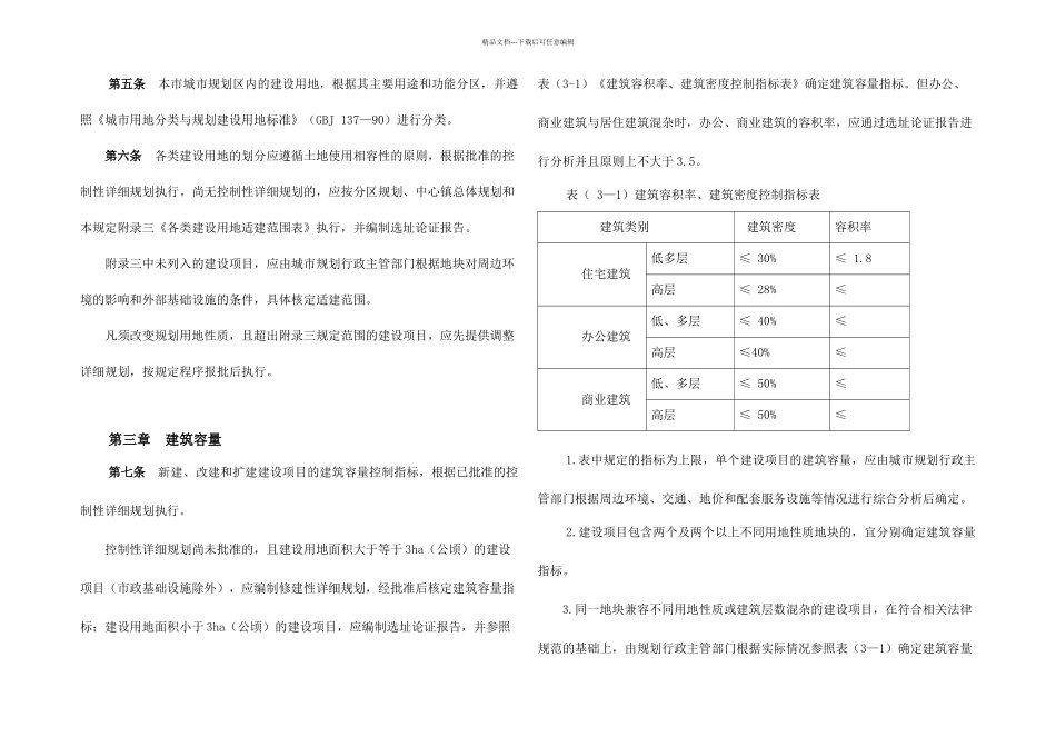 杭州城规划管理技术规定试行萧山经济技术开发区_第2页