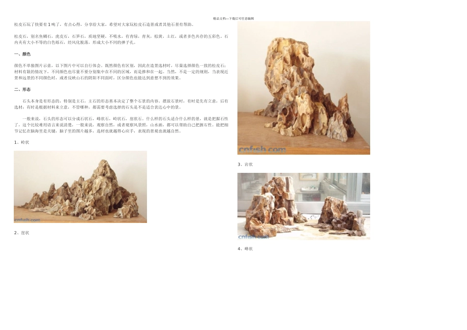 松皮石造景心得_第1页