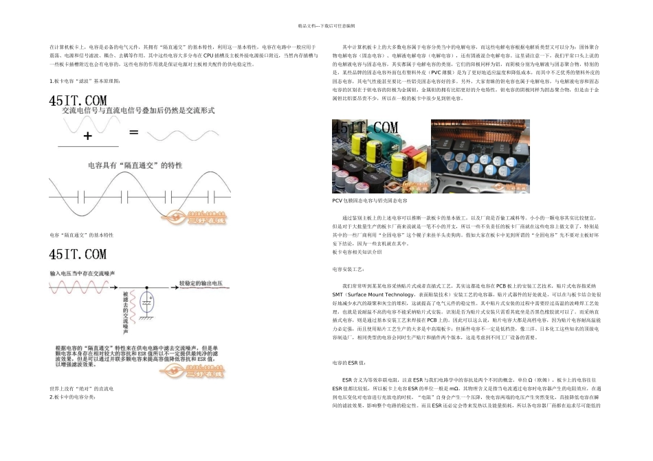 板卡电容本质大揭秘_第1页