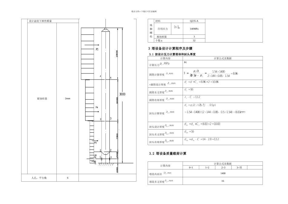 板式塔设备机械设计_第3页