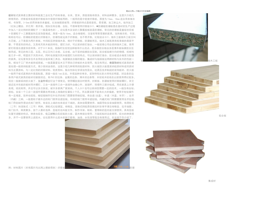 板式家具材料介绍及图解_第1页