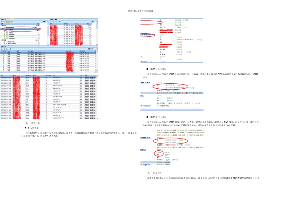 某分公司网络缓慢故障分析解决方案_第3页