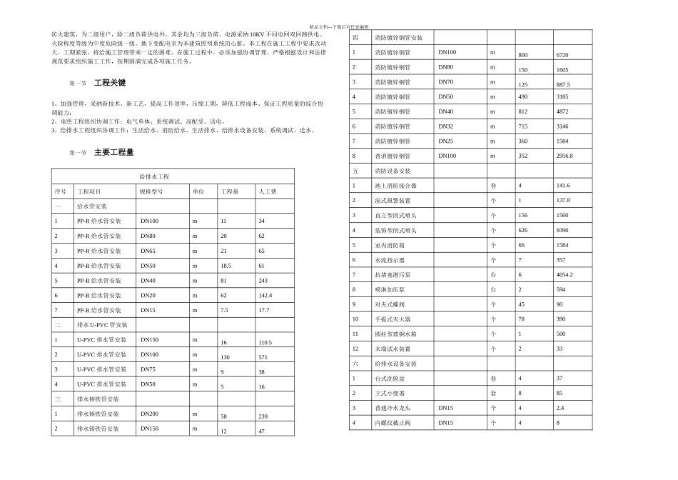 某新时代广场电照及给排水工程施工组织设计方案_第2页