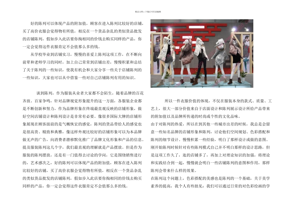 某服装公司商业计划书_第1页