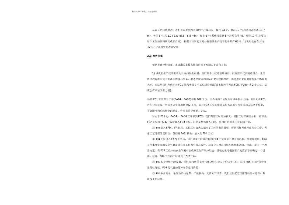 某汽车座椅装配生产线改善_第3页