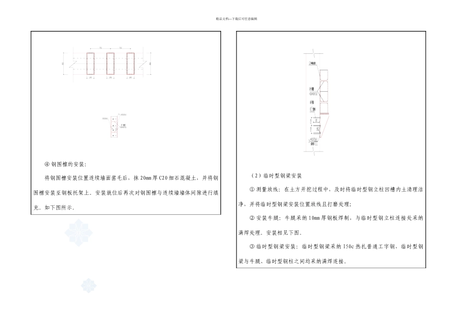 某车站基坑钢围檩及钢支撑施工技术交底图文并茂secret分析解析_第3页