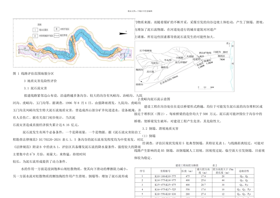 某边山公路工程地质环境特征_第2页