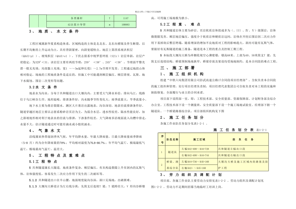 某高速公路实施性施工组织设计文字说明_第2页