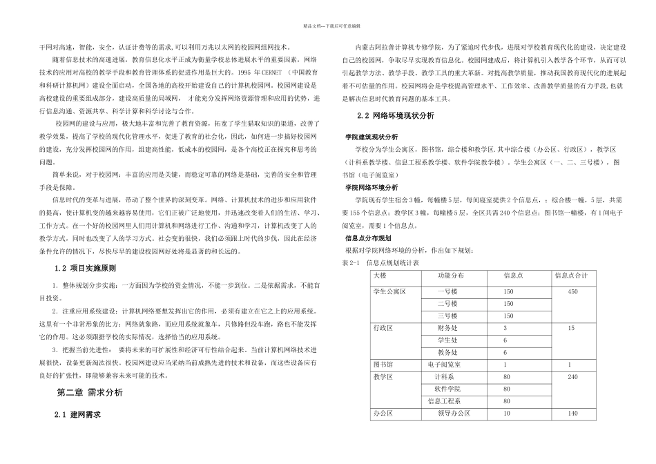 校园网的组建毕业论文范例_第2页