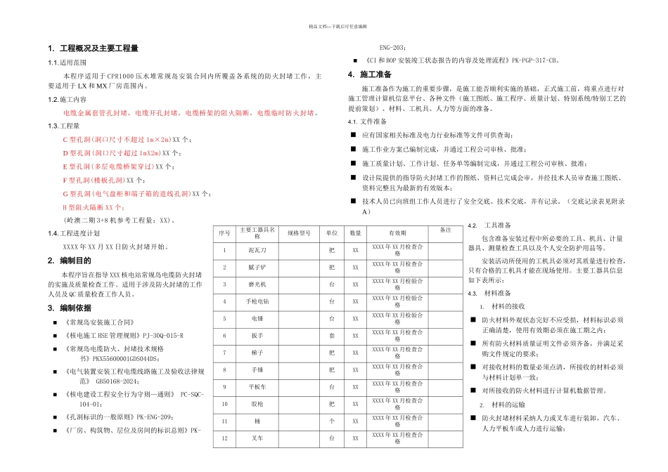 核电站常规岛防火封堵标准工作程序_第2页