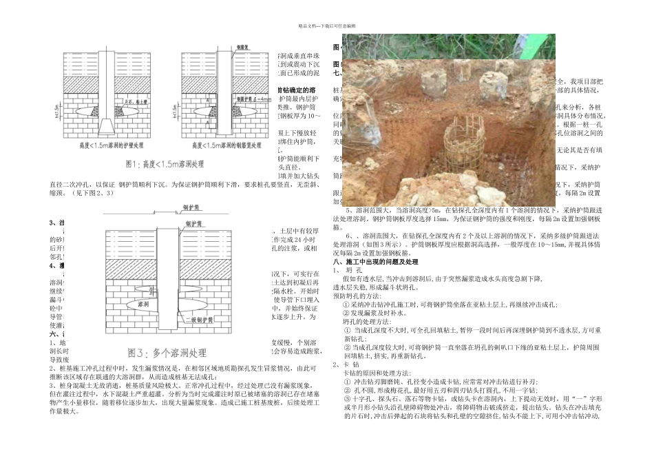 桩基溶洞处理专项方案改_第2页