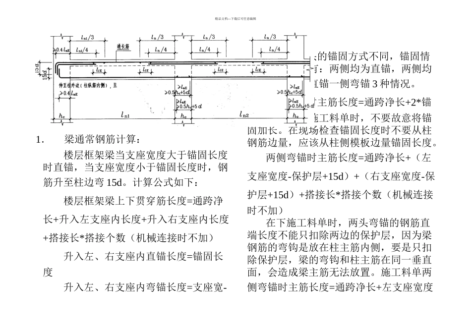 梁板钢筋算量方法_第1页
