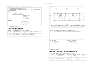 楼各层顶板构造柱梁模板安装