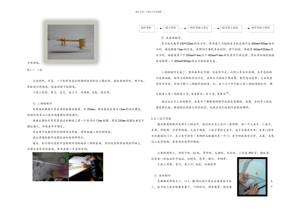 模型设计及制作课程总结_第2页